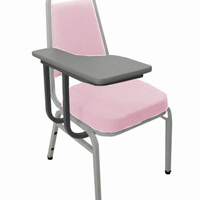 Cadeira Universitária Empilhável Linha Hotel Plus Rosa