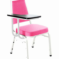 Cadeira Universitária Empilhável Linha Hotel Plus Rosa