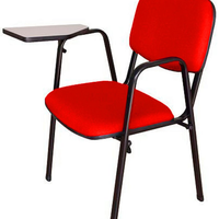 Cadeira Escolar Universitária para Auditórios Linha Hotel Vermelho
