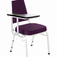 Cadeira Universitária Empilhável Linha Hotel Plus Roxo
