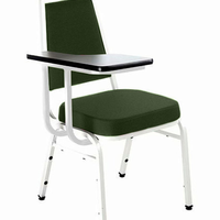 Cadeira Universitária Empilhável Linha Hotel Plus Verde