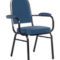 Cadeira com braços para Auditórios Linha Hotel Azul