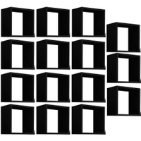 Kit 15 Nichos Organizador 30x30cm Preto G01 - Gran Belo