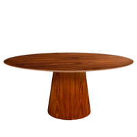 Mesa de Jantar Cone Oval 198x122 cm Madeira Pau Ferro