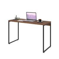 Mesa Para Escritório e Home Office Industrial Aspen 120 cm C01 Nogal - Lyam Decor