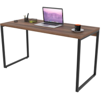Mesa Para Escritório Home Office Estilo Industrial Form C01 135 cm Nogal - Lyam Decor