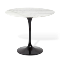 Mesa Saarinen Redonda Espírito Santo 137cm - Base Preta