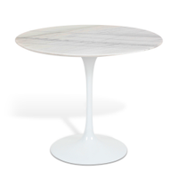 Mesa Saarinen Tulip Jantar Espírito Santo 124cm Base Branca