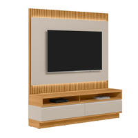 Estante para Home Theater e TV até 70 Polegadas São Paulo com LED 2 GV Tauari e Off White