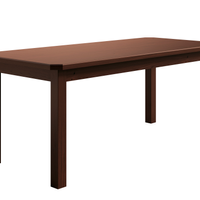 Mesa De Madeira Maciça Castanho 200x88 Para Cozinha Sala Jantar Sfa