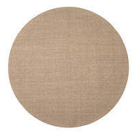 Tapete Natural Redondo Sisal (250x250cm) Kapa