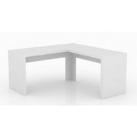 Mesa Angular para Escritório Home Office ME4116 MDP Branco - Gran Belo