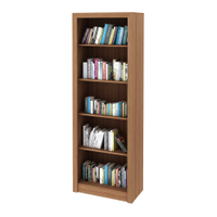Estante Livreiro Multiuso 4 Prateleiras ME4104 Amêndoa - Tecno Mobili
