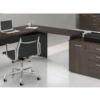 Mesa Escritório 1,20 + Balcão 1pt 3gv Web30 Marsala / Preto