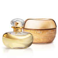 Combo Lily: Eau de Parfum 75ml + Creme Acetinado Hidratante Desodorante 250g