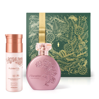 Combo Presente Floratta Rose: Bouquet Desodorante Colônia 75ml + Creme Hidratante Desodorante Corporal 200ml + Caixa Presenteável