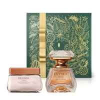 Combo Presente Elysée: Eau de Parfum 50ml + Creme Acetinado Hidratante Desodorante Corporal 250g + Caixa Presenteável