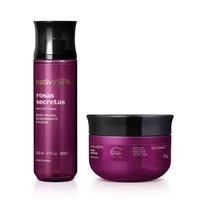 Combo Nativa SPA Rosas Secretas: Sabonete Líquido 250ml + Óleo Multifuncional Corpo E Cabelos 85ml+ Body Splash 200ml