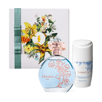 Combo Presente Dia Das Mães Floratta Blue: Desodorante Colônia 75ml + Desodorante Roll On 55ml