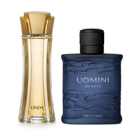 Combo Perfumaria Feminina: Linda 100ml + Glamour Diva 75ml