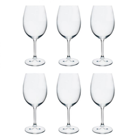 Conjunto De Taças Para Água Bohemia 6 Unidades I Incolor 580 Ml