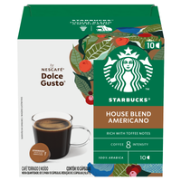STARBUCKS Americano House Blend 10 Cápsulas