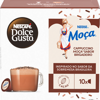 CAPPUCCINO MOÇA SABOR BRIGADEIRO 10 CÁPSULAS