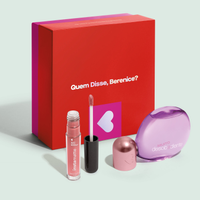 Combo Presente Dia dos Namorados: Muito Desobediente EDP 100ml + Batom Líquido Rosê 4ml + Caixa de Presente