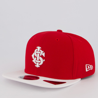 Boné New Era Internacional 950 Snapback Vermelho e Branco