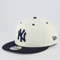 Boné New Era MLB New York Yankees 2 Tone 950 Off White e Marinho