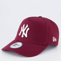 Boné New Era MLB New York Yankees League Essentials 940 Bordô