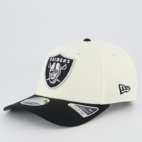 Boné New Era NFL Las Vegas Raiders Gry 970SS Off White