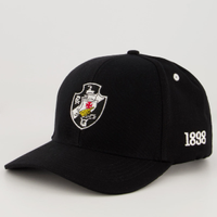 Boné Vasco Aba Curva Preto