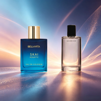 Unisex Woody Citrus Perfume Skai Aquatic | Long Lasting EDC, Salt & Rock Body Mist Hydrating Black Rose & Oud with Glycerin & Red Algae for Her, Ideal Gift