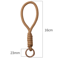 1pc Polyester Braided Lanyard Keychain Pure Color Woven Mobile Phone Lanyard DIY Jewelry Making Keyring Buckle Connector Materia