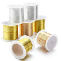 0.3-1.0mm Jewelry Copper Wire Tarnish Resistant Jewelry Beading Wire for Bracelet Necklaces Craft Jewelry Making Supplies