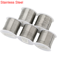 1roll Stainless Steel Beading Wire Line Thread Strong Cord Diameter 0.2 0.3 0.4 0.5 0.6 mm Bracelet String DIY Jewelry Making