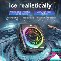 Portable Mobile Phone Magnetic Semiconductor Cooling Radiator for IPhone 16/15/14/13 Pro Max Android Universal Game Cooler