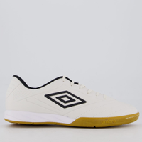 Chuteira Umbro Tocco III Club Futsal Branca e Preta