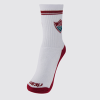 Meia Fluminense Esportiva Juvenil Branca