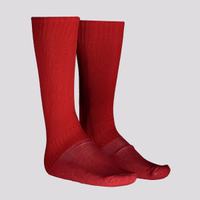 Meião Kanxa Juvenil Vermelho Mescla