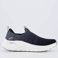 Tênis Skechers Arch Fit 2.0 Feminino Preto e Cinza
