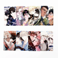 Korean BL Manhwa Lomo Cards 8Pcs, Flash Light Mixed Character Photo Cards, Ideal Collectible Gift for Manga Fans