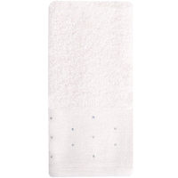 Toalha Lavabo Cristal 30x50cm Off White