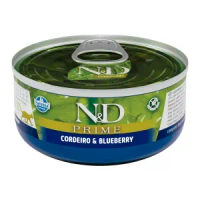 Ração Úmida N&D Prime Gatos Adultos Cordeiro e Blueberry - 70 g
