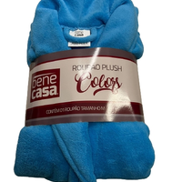 Roupão Plush Colors com Bolso Gola Xale