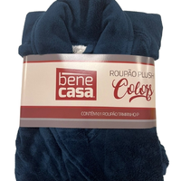 Roupão Plush Colors com Bolso Gola Xale