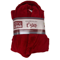 Roupão Plush Colors com Bolso Gola Xale