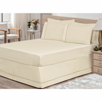 Saia P/ Cama Box Casal King 01 Peça Palha - Bordados Ricardo