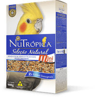 Ração Nutrópica para Calopsita Seleção Natural Sementes e Extrusado Mini Bits